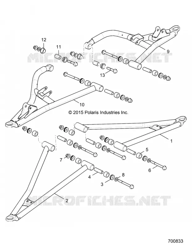 FRONT SUSPENSION CONTROL ARMS
