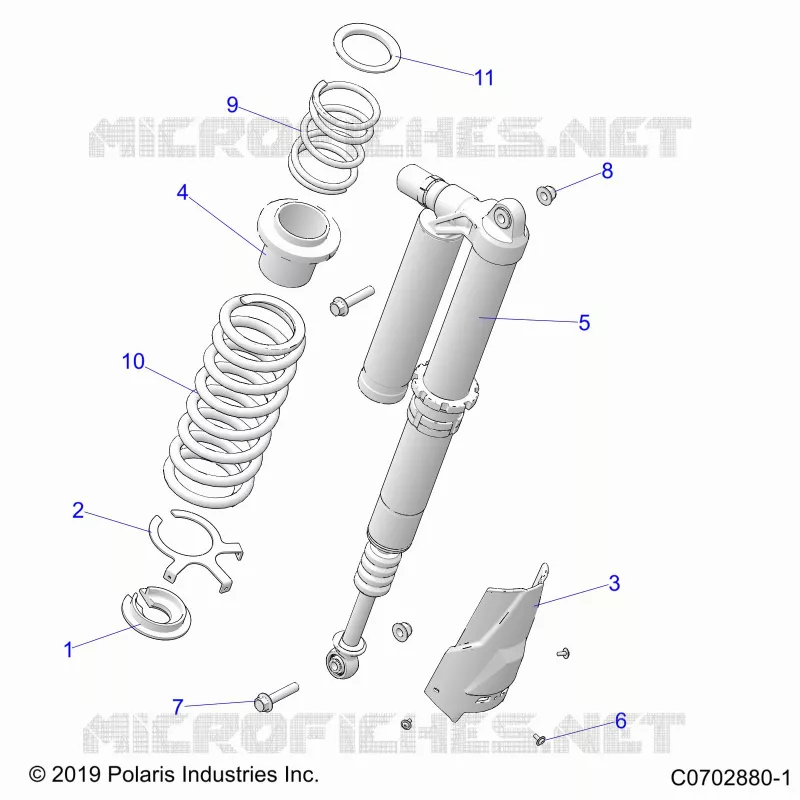 REAR SUSPENSION SHOCK MOUNTING