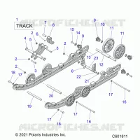 REAR SUSPENSION AND TRACK
