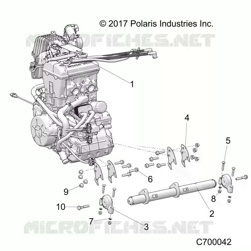 ENGINE, MOUNTING
