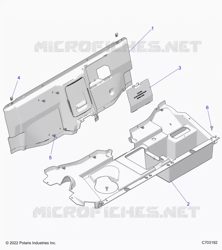 REAR BODYWORK CLOSEOFF
