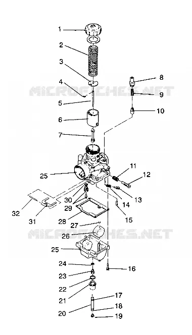 CARBURETOR LITE GT/0933133 (4923232323032A)