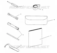 TOOL KIT    XLT TOURING 0952857 AND  EUROPEAN XLT TOURING E952857 (4929172917B011)
