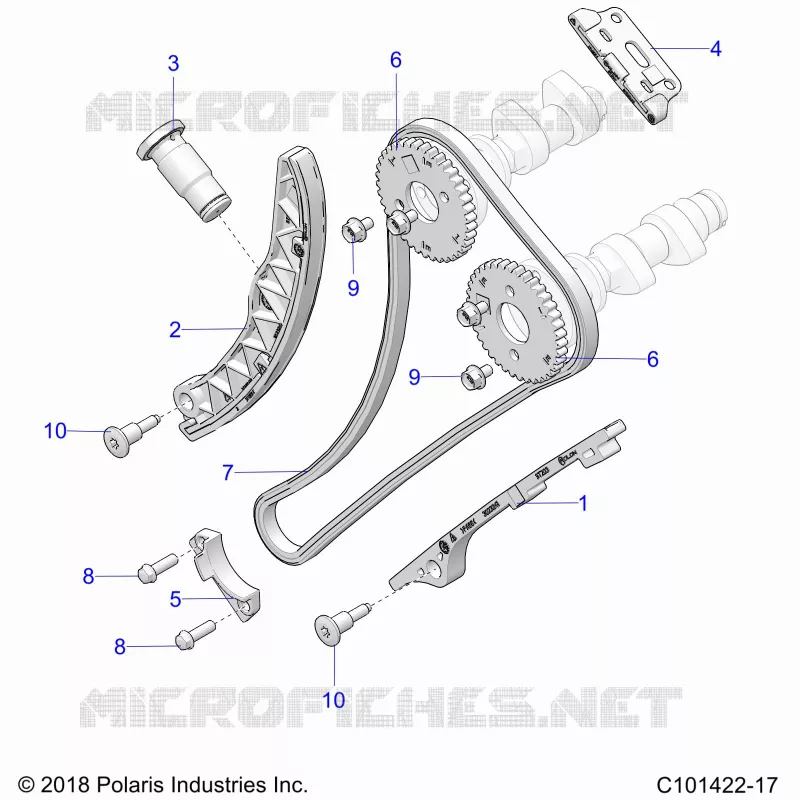 CAM CHAIN AND SPROCKET