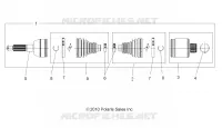 DRIVE TRAIN, MID DRIVE SHAFT