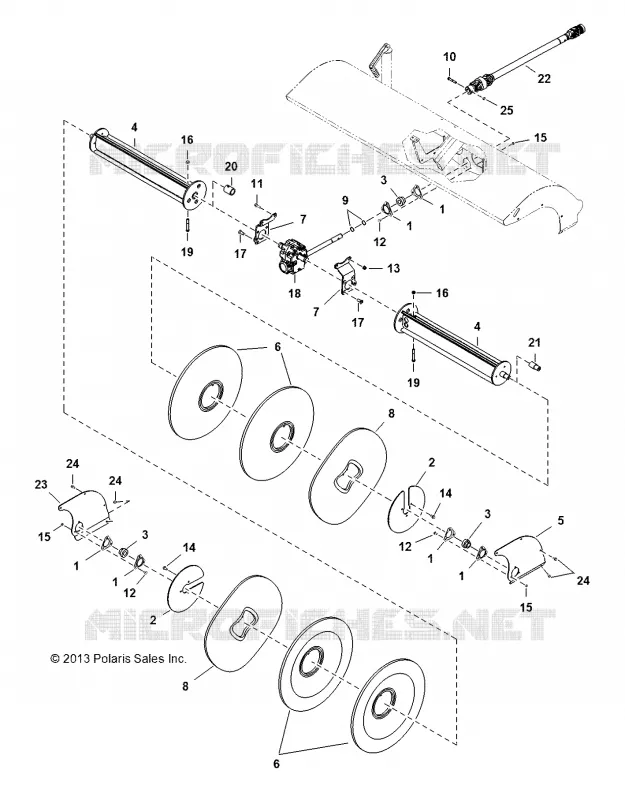 ANGLE BROOM BRUSHES AND HOUSING
