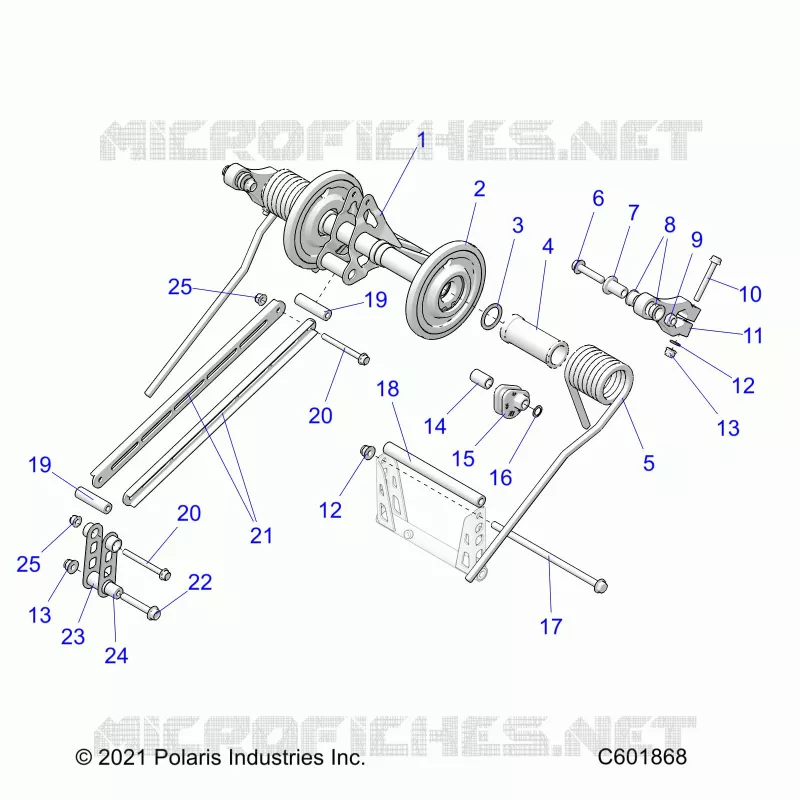 SUSPENSION, REAR TORQUE ARM