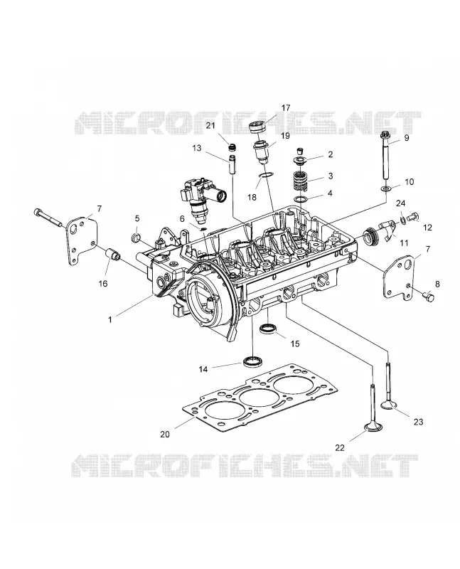 ENGINE, CYLINDER HEAD AND PRECOMBUSTION CHAMBER