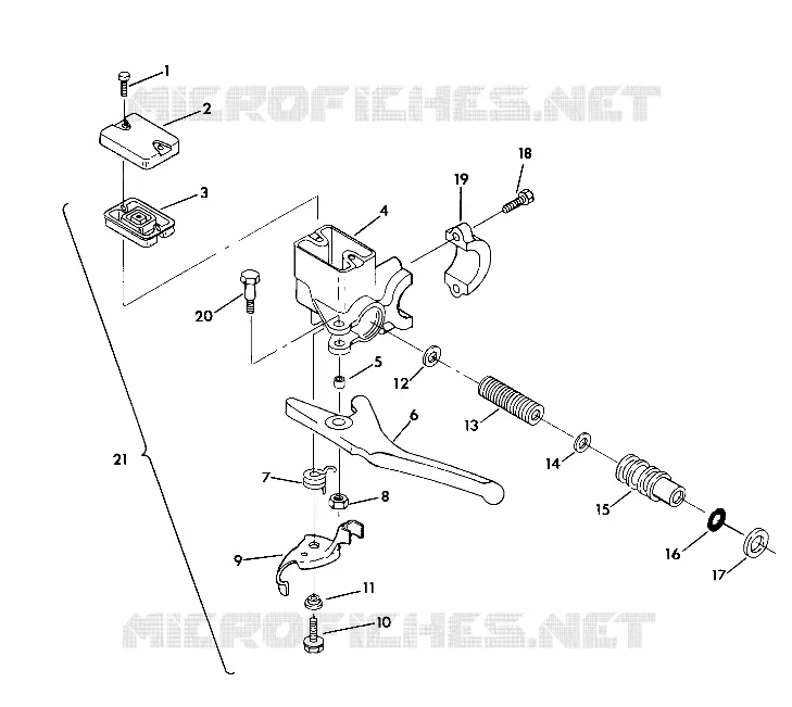 MASTER CYLINDER 400 XC (4920122012020A)