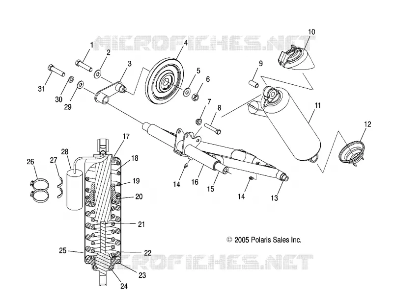 REAR TORQUE ARM (M-10)