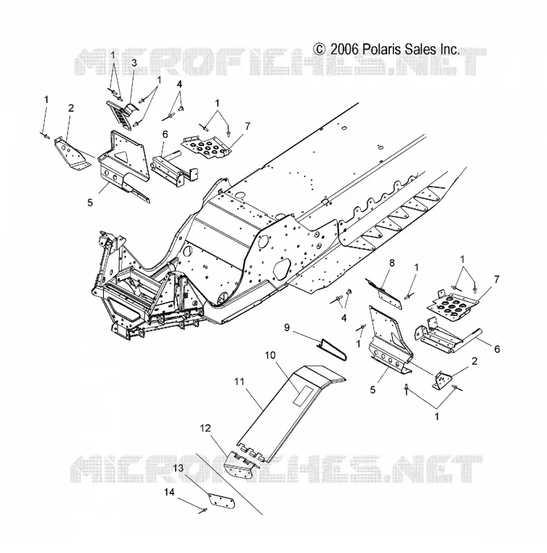 CHASSIS/FOOTREST