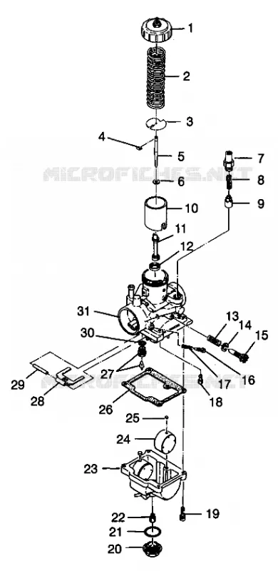 CARBURETOR XPLORER 400L W98CC38C (4945414541D003)