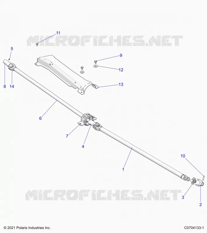 DRIVE TRAIN, PROP SHAFT