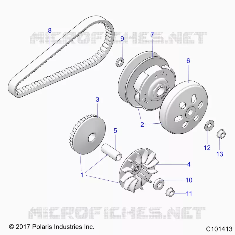 DRIVE TRAIN, PRIMARY CLUTCH