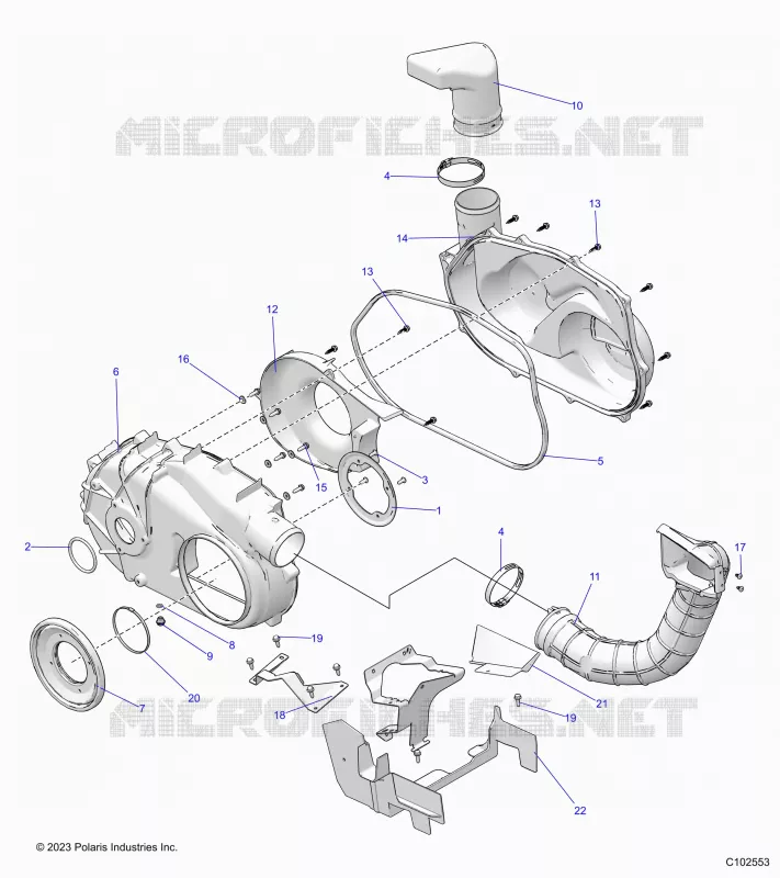 BODY, CLUTCH COVER
