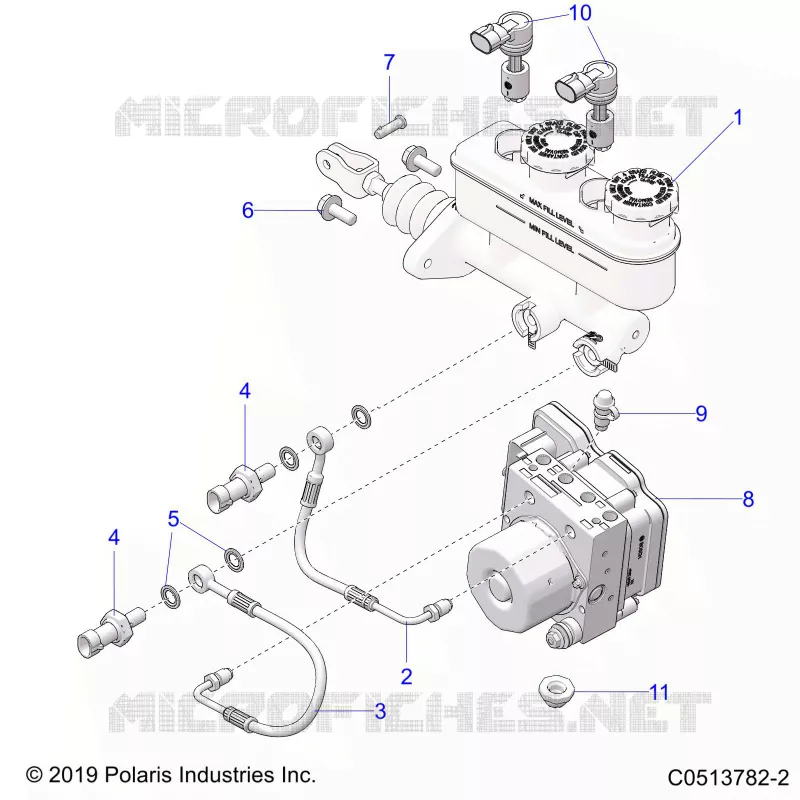 BRAKES, MASTER CYLINDER AND ABS MODULE