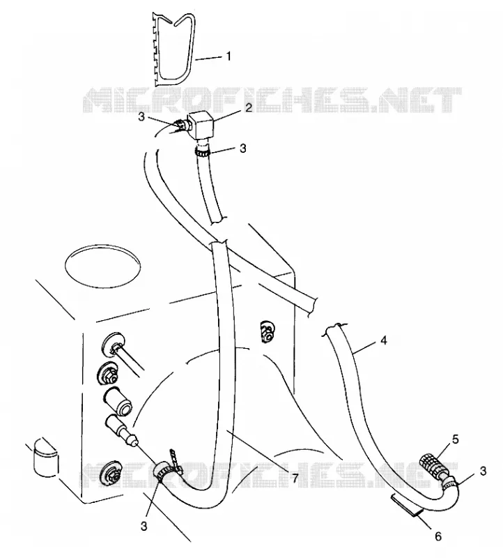 WATER SIPHON SL 700 B964066 AND  INTL. SL 700 I964066 (4935633563B010)