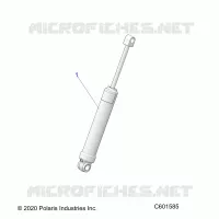 SUSPENSION, REAR SHOCK TRACK (7045512)