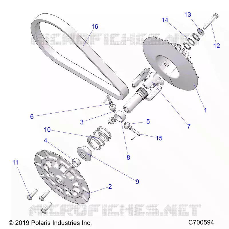 DRIVE TRAIN, CLUTCH, SECONDARY