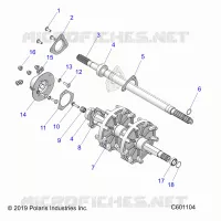DRIVE TRAIN, JACKSHAFT AND DRIVE SHAFT