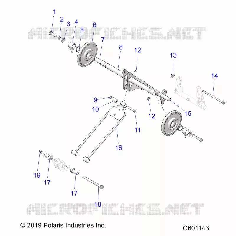 SUSPENSION, REAR TORQUE ARM