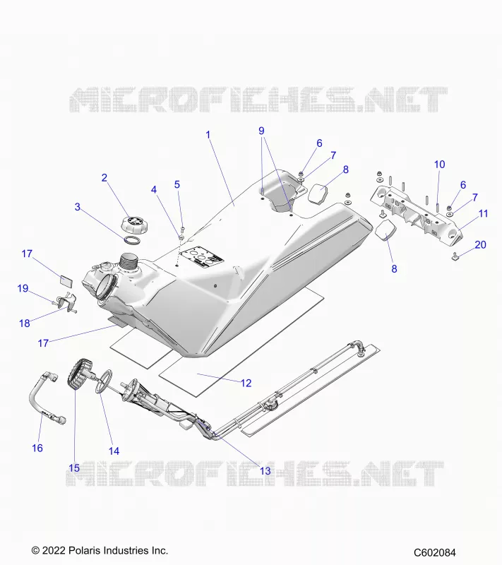 FUEL SYSTEM, FUEL TANK ASM.