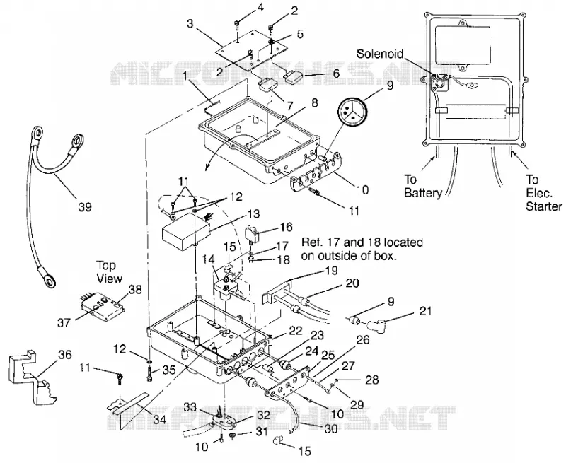 ELECTRICAL BOX SL 700 B964066 AND INTL. SL 700 I964066 (4935633563B012)