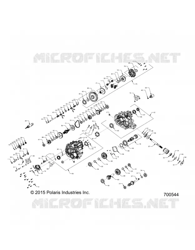 DRIVE TRAIN, MAIN GEARCASE