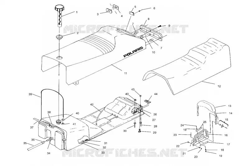 SEAT   GAS TANK