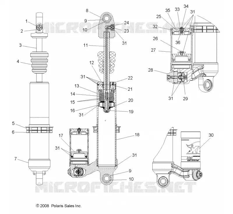 REAR SUSPENSION SHOCK