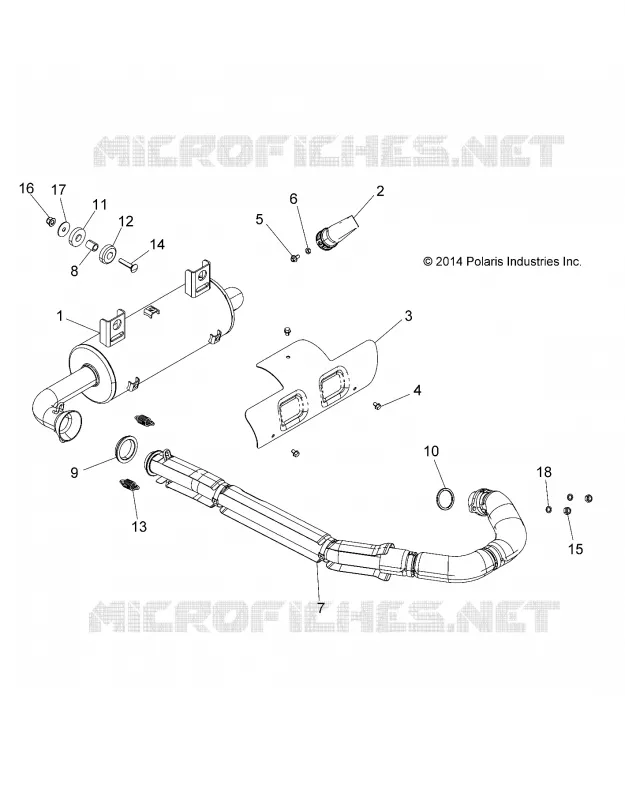 ENGINE, EXHAUST SYSTEM