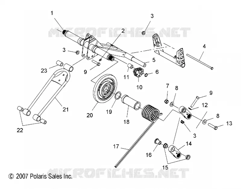 REAR SUSPENSION TORQUE ARM (DRAGON)