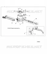 FRONT BRAKE BRAKE LEVER AND MASTER CYLINDER