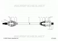 DRIVE TRAIN, FRONT HALF SHAFT