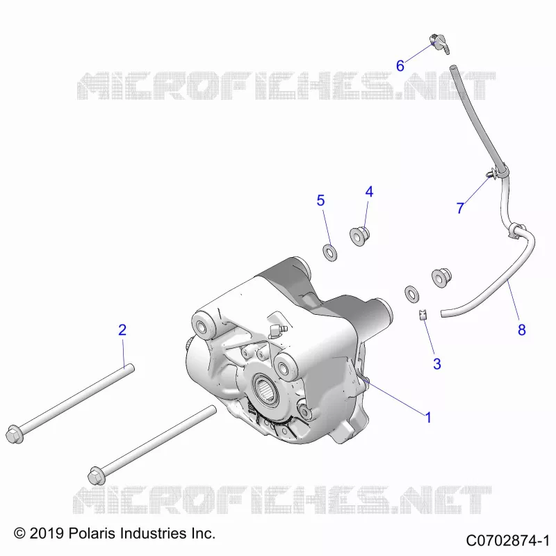 DRIVE TRAIN, FRONT GEARCASE MOUNTING