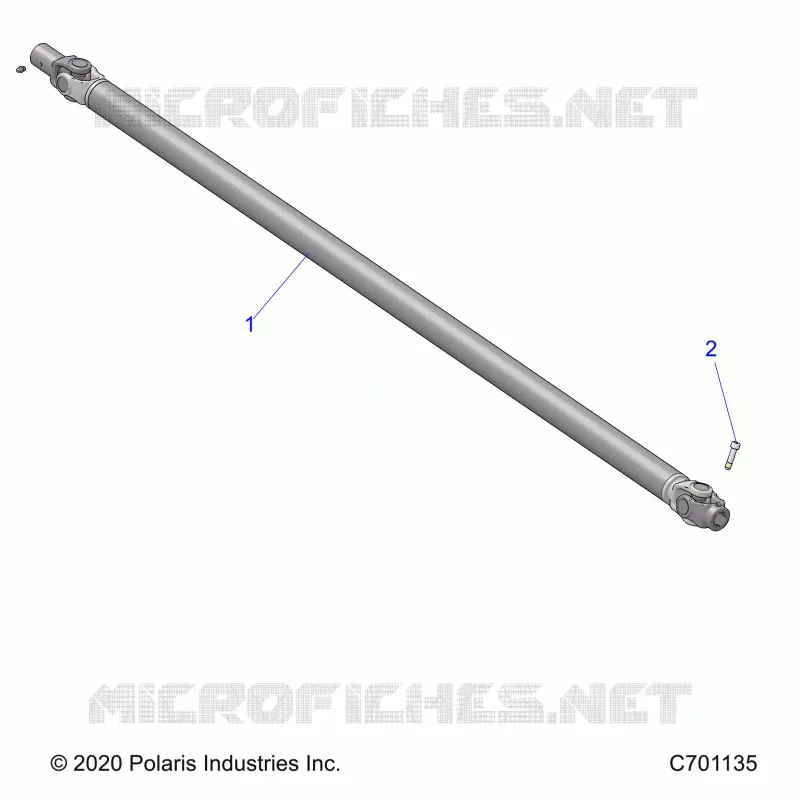 DRIVE TRAIN, FRONT PROP SHAFT