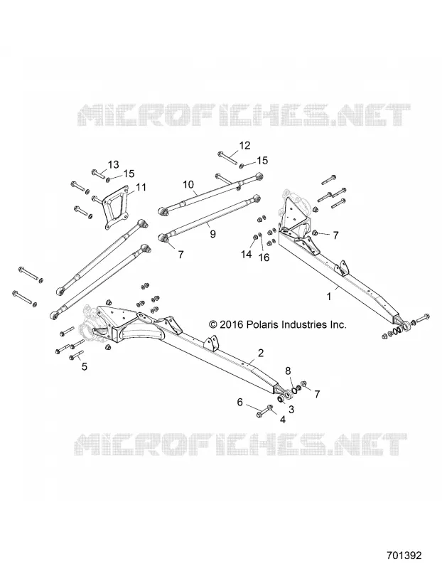 REAR SUSPENSION CONTROL ARMS