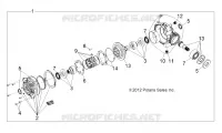 DRIVE TRAIN, FRONT GEARCASE INTERNALS 1333104