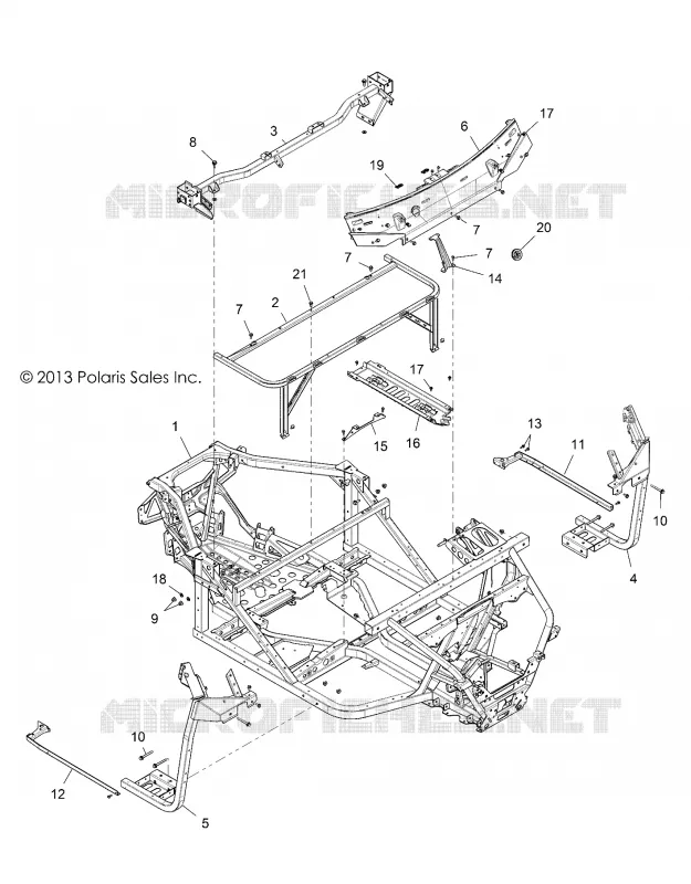 CHASSIS, MAIN FRAME