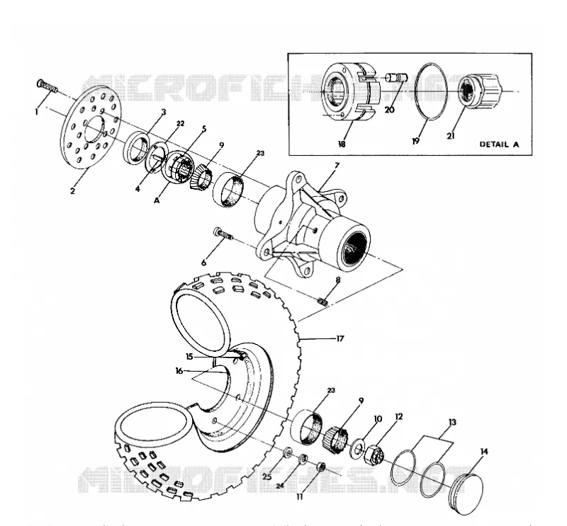 FRONT WHEEL ASSEMBLY 250 6X6 / W928727 (4922842284013A)