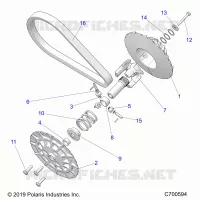 DRIVE TRAIN, CLUTCH, SECONDARY