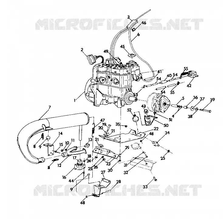 ENGINE MOUNTING 500 AND 500 CLASSIC (4921252125037A)