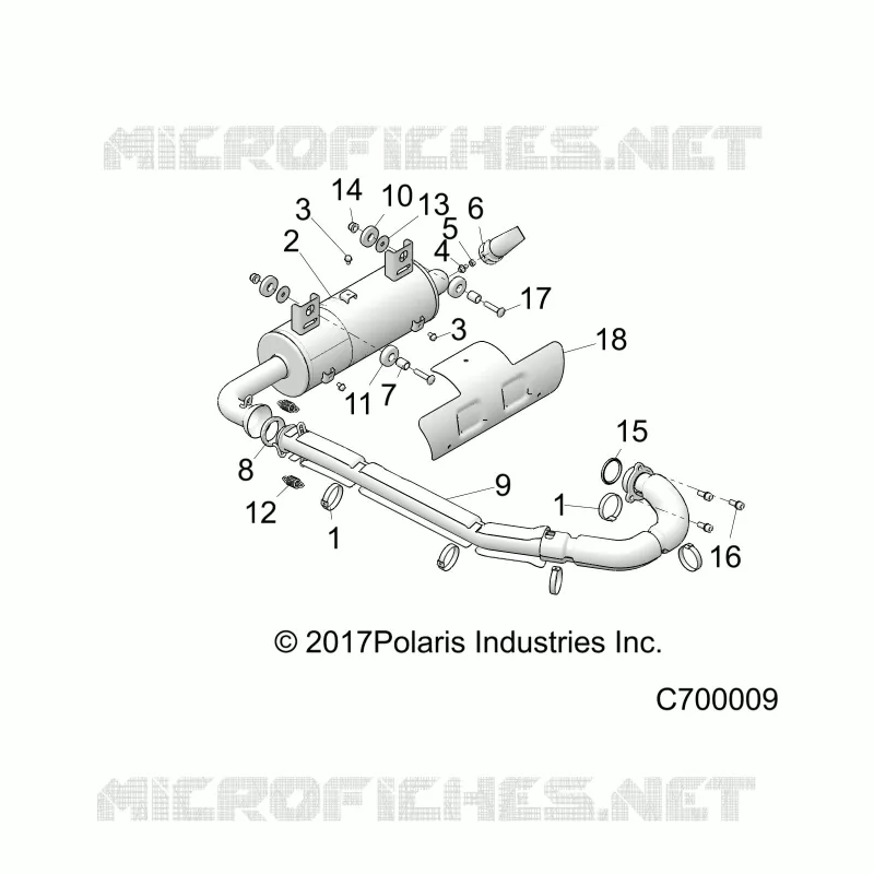 ENGINE, EXHAUST SYSTEM