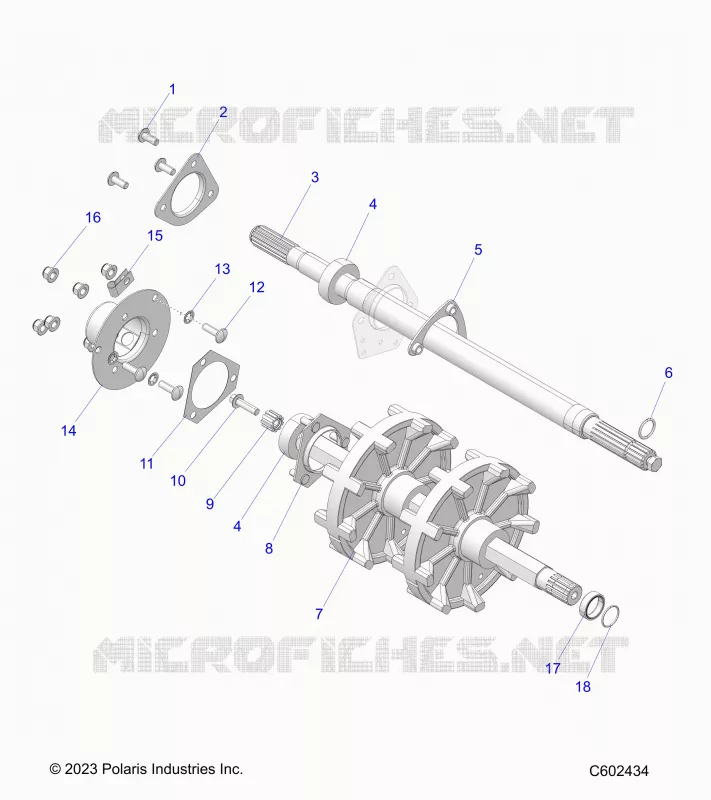 DRIVE TRAIN, JACKSHAFT AND DRIVE SHAFT
