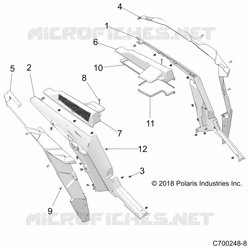 REAR BODYWORK FENDERS AND BEZELS