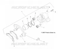 BRAKES, REAR CALIPER