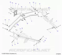 REAR SUSPENSION TRAILING ARMS MOUNTING