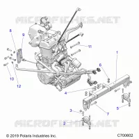 ENGINE, MOUNTING