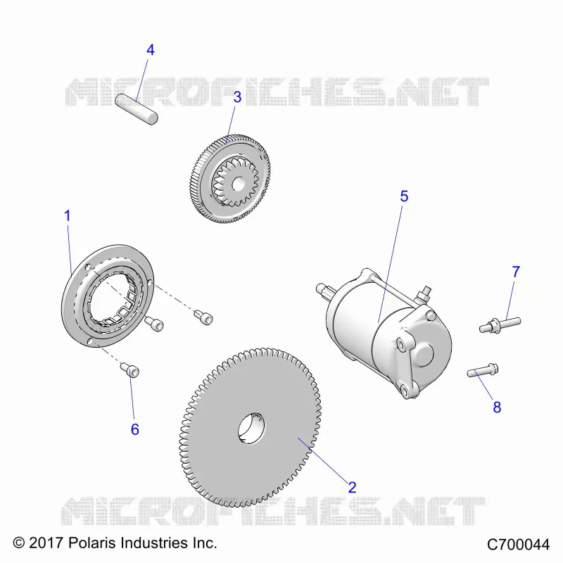 STARTER AND DRIVE
