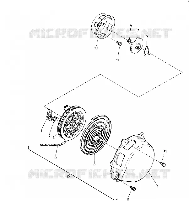 RECOIL STARTER STAR UPDATED 10/88 (4915431543028A)